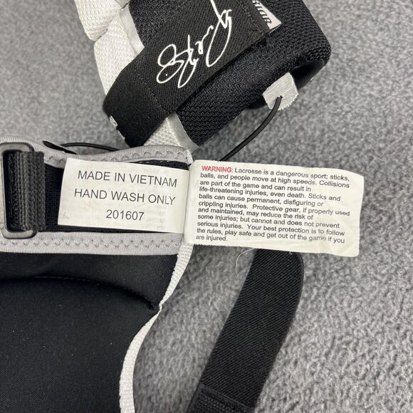 Warrior Rabil Next Lacrosse Arm Guards Youth Black White Protective Pads Sports - Picture 6 of 9